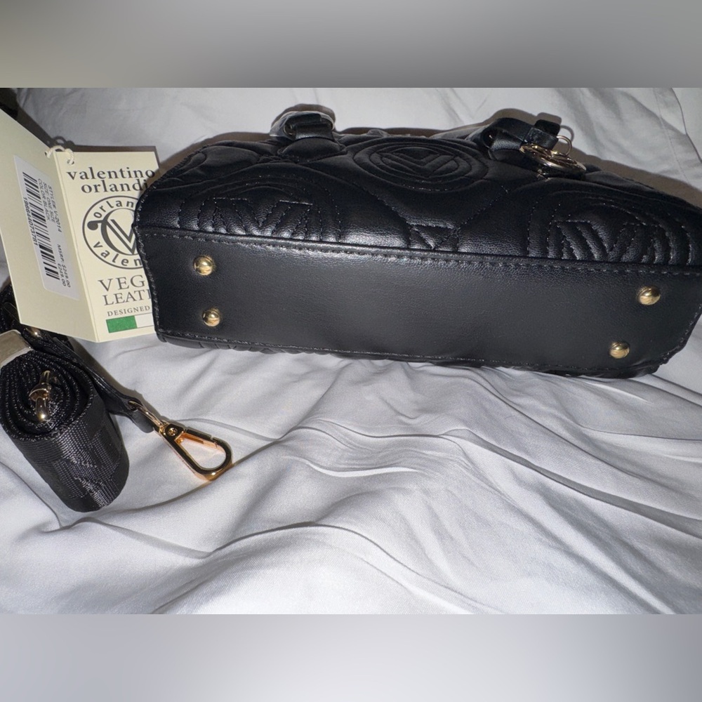 Valentino Orlandi Quilted Black Mini Bag - Picture 8 of 8